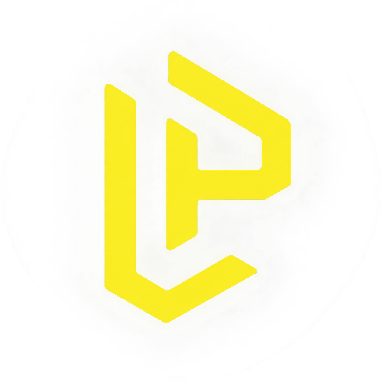 Podcast network logo featuring yellow podcast symbols